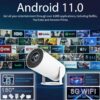 4K Portable Projector with Wifi & Bluetooth - Image 6