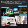 4K Portable Projector with Wifi & Bluetooth - Image 9