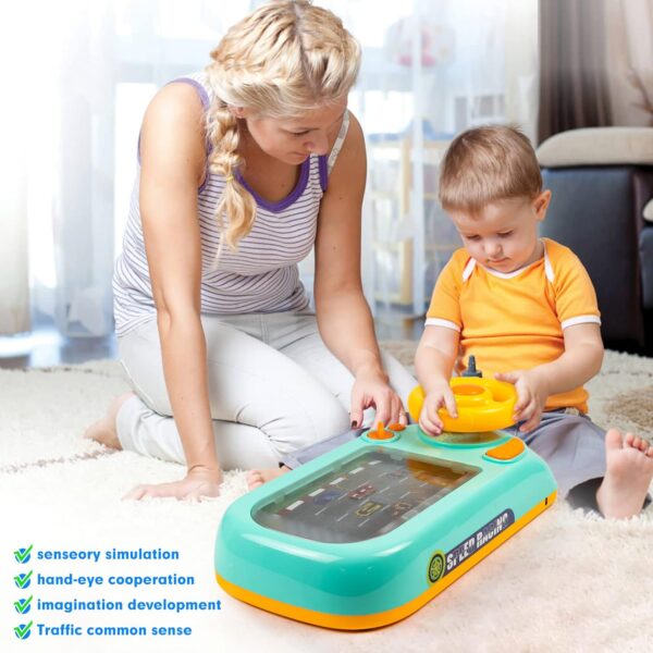 Simulation Driving Steering Musical Wheel Toys for child - Image 2