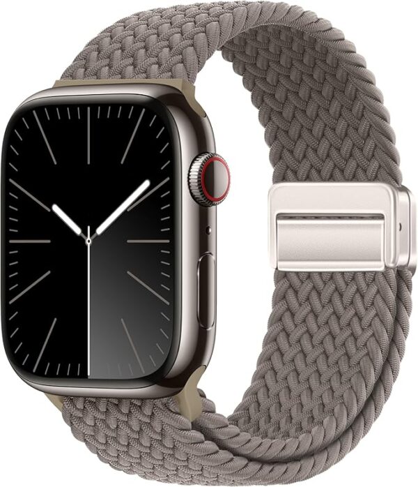 Series-9 Smartwatch with Nylon Strap (Black) - Image 2